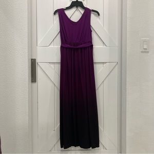 Ombré maternity dress